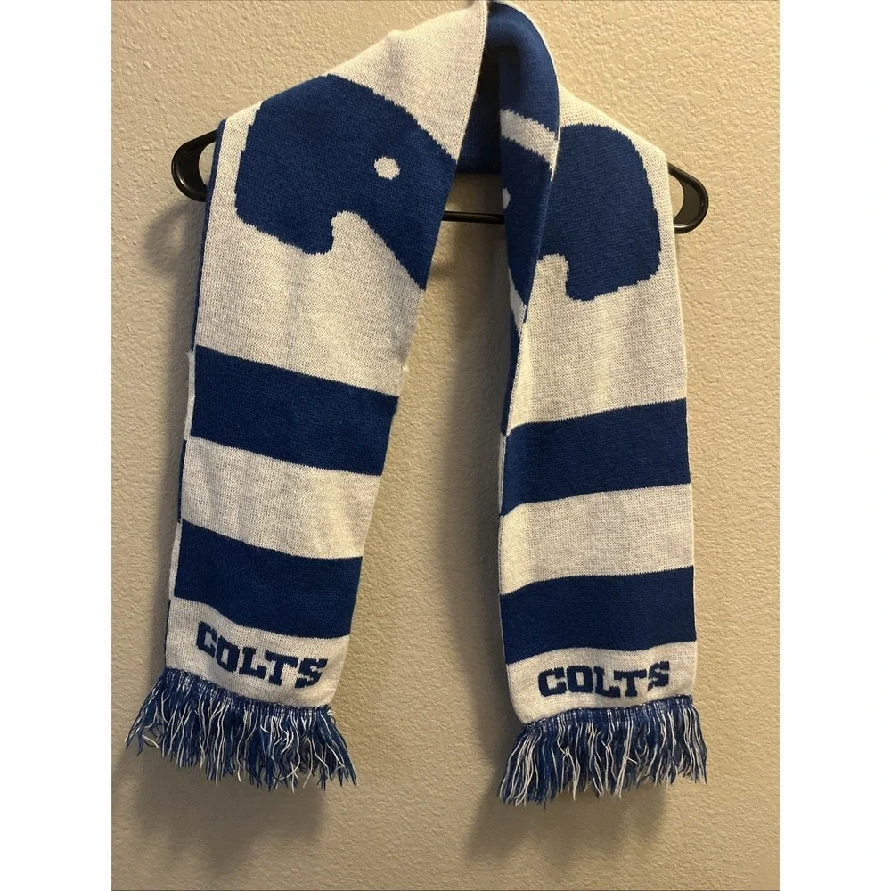 Indianapolis Colts Blue Knit Soft Scarf 60
